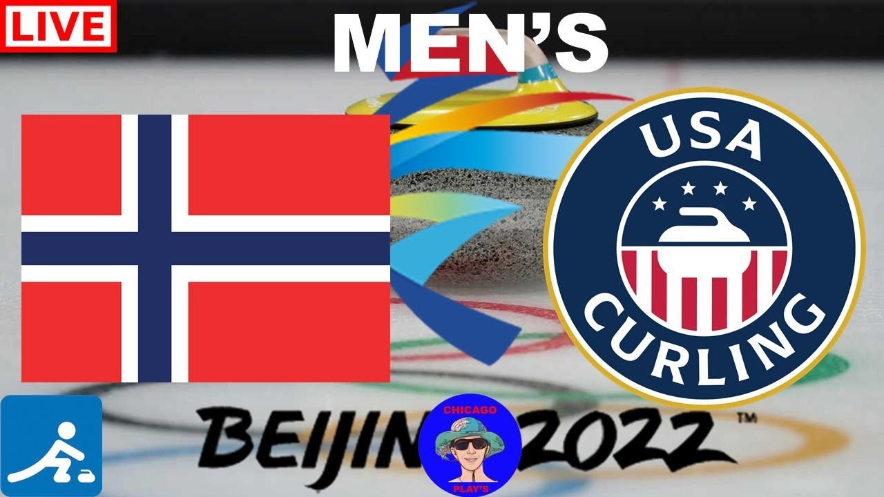 USA vs NORWAY WINTER OLYMPICS CURLING MENS ROUND ROBIN GAME 4 LIVE GAME CAST and CHAT