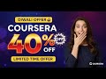Coursera Diwali Offer 2025 🔥| Coursera Coupon Code | 40% OFF Coursera Deal | Coursera Discount