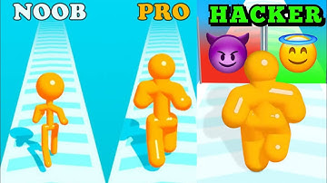 Tall Man Run All Max Level Noobvsprovshacker All Android Gameplay Walkthrough Trailer #androidgames