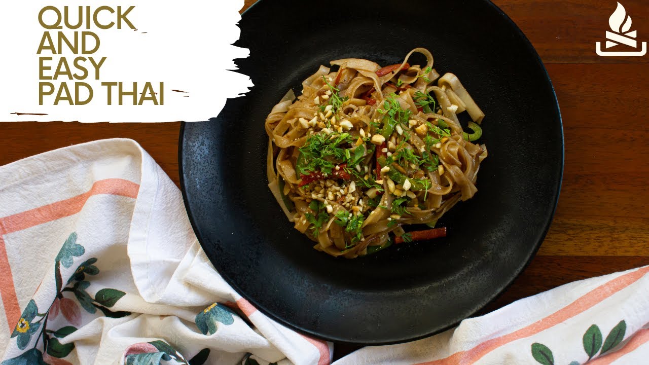 Quick And Easy Pad Thai | Curiosity Burnt My Kitchen