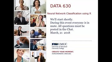DATA 630  Neural Networks, Spring 2018