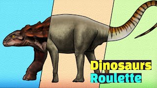 Dinosaur Roulette Game | 공룡 룰렛 게임 | Dinosaur size | 공룡크기 | Nodosaurus, Pentaceratops + 4 Dino | 공룡룰렛