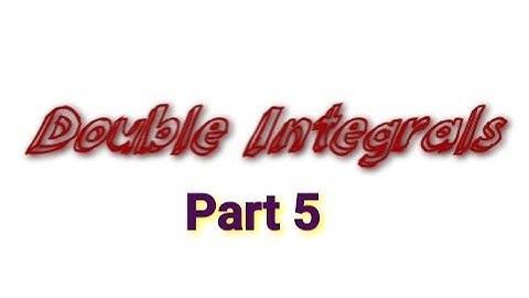 Double Integral in Polar Form / Part 5 / 5th Semester - Vector Calculus / Mathematics (In Malayalam)