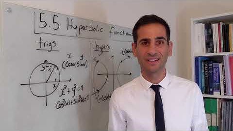 5.5.5 - Hyperbolic functions: their interpretation and physical application vs trig. functions