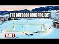 Diy outdoor hockey rink  from start to finish  year 5