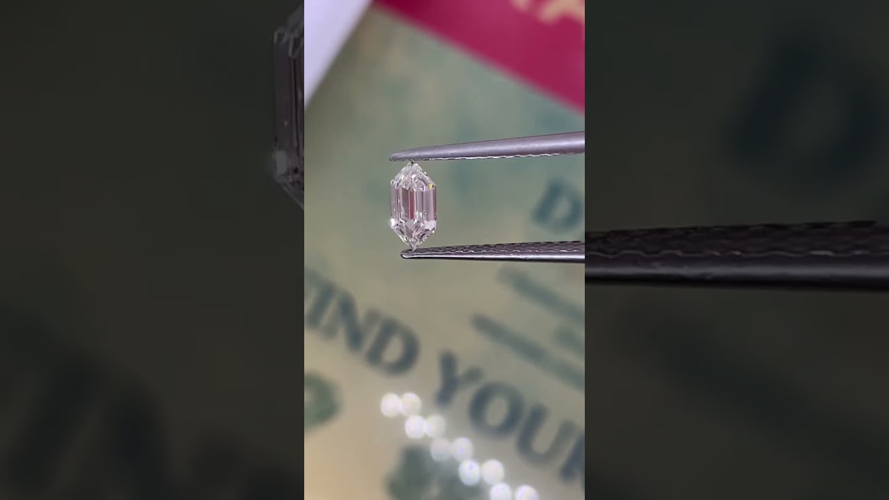 0.58ct Elongated Hexagon Diamond 