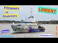 Lorient Bateaux de Pêche ; Dans la Rade ; Thémis ; Kéroman ; Morbihan ; Bretagne Sud ; France