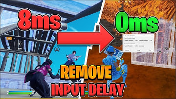 How To Get NO INPUT DELAY! - Fortnite Lower Input Delay Guide!