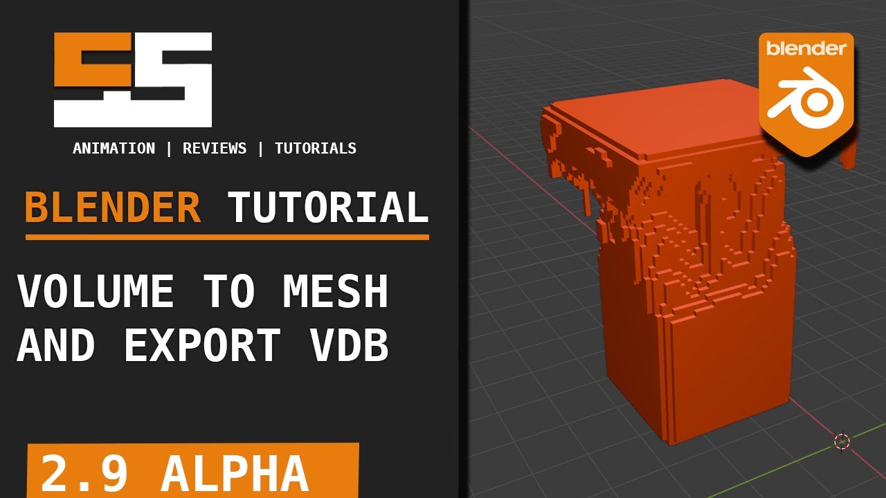 Free Blender Tutorial Videos Learn Blender For Free Volume To Mesh Modifier 2 9 And Export Vdb Sequence - roblox nuke mesh