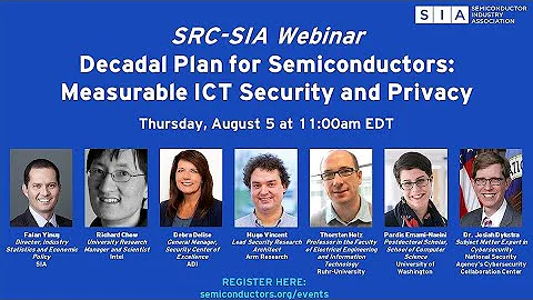 SIA/SRC Webinar - Decadal Plan for Semiconductors:...