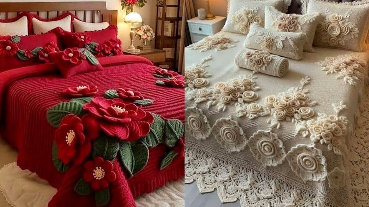 Top 50 Crochet Bedsheets Designs Ideas Make Money With Crochet Work ...