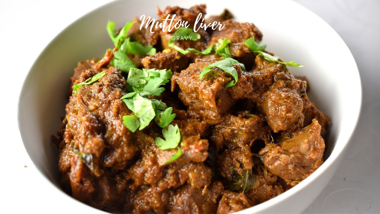 Mutton eeral gravy recipe Mutton liver gravy recipe Arusuvai Azhini