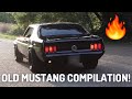 OLD MUSTANG COMPILATION #1 | Exhaut Sound🔥, Fail & Wins Compilaiton | 1967, 1969, 1980, Fastback 🔥