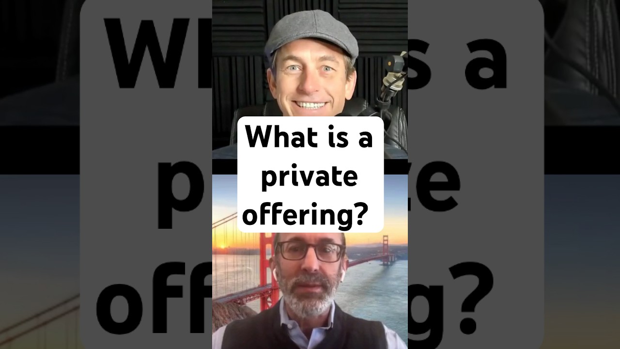 What is a private offering?