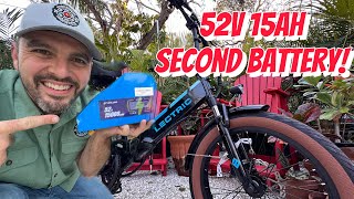 Lectric | XP3.0 | eBike Plug & Play Dual Battery Balancer Kit install with 52V 15Ah Second Battery