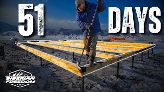 Хижина за 90 дней - Отец и сын строят деревянную хижину в Сибири, Россия.