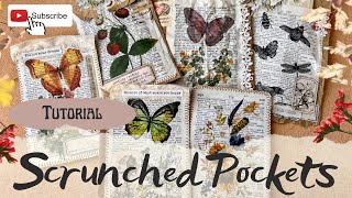 EASY Junk Journal Scrunched Pockets