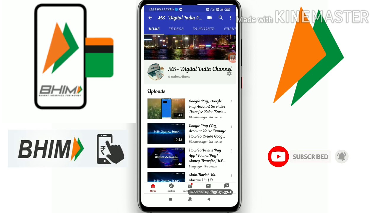 Bhim UPI App Full Guide With Live Transaction | How to Download And Use Bhim App|