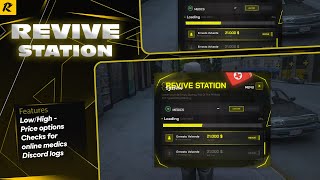 FiveM Revive Station Script | ESX/QB, NPC/Marker, Webhooks & Full Config