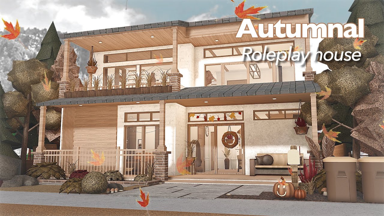 Bloxburg | Cozy Autumnal Roleplay House | Le Yuii