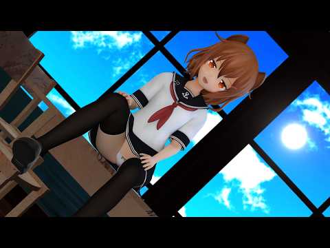 【MMD艦これ】 雷 Ikazuchi 「Mellomelloid」 4k