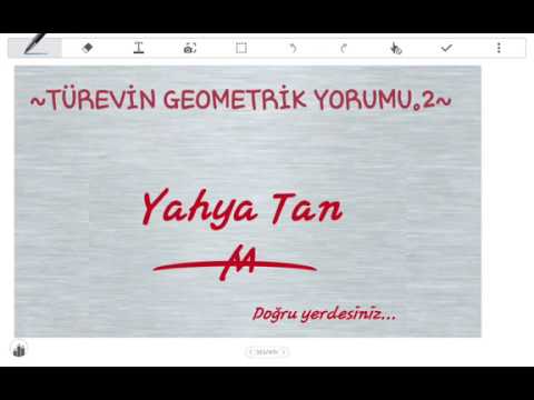 TÜREVİN GEOMETRİK YORUMU.2