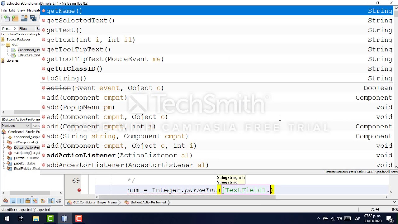 Estructura Condicional Simple con java - YouTube