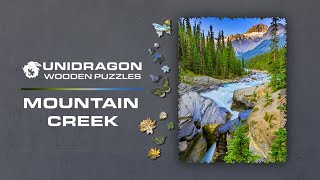 Unidragon | Nature | MOUNTAIN CREEK | Wooden Jigsaw Puzzle screenshot 4