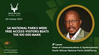 SANParks free week access visitors beats the 100 000 mark