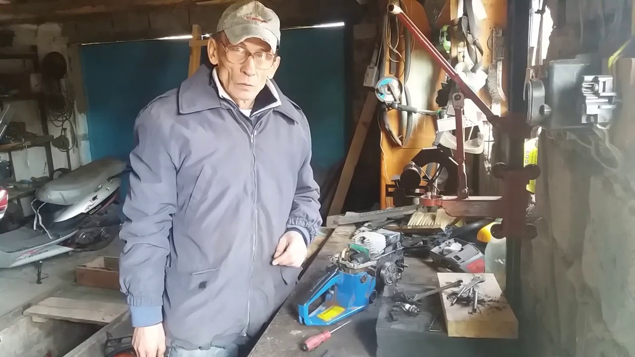 Ремонт бензопилы - YouTube