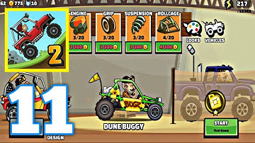 Hill Climb Racing 2 - Gameplay Walkthrough Part #11 - Dune Buggy (iOS, Android)