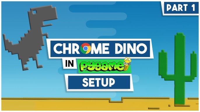 GitHub - ronithbinny/Dino-Bot: It is a simple, fast and basic BOT for  playing the Google Chrome's Dinosaur game. For this project I have used  Python with PyAutoGUI, Numpy and PIL. With use