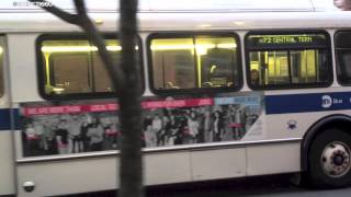 MTA Bus: Orion V CNG #9899 on the Q72 leaving Rego Center Mall