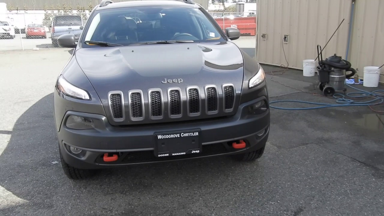 2016 Jeep Cherokee 4x4 Trailhawk Sunroof Navigation At Woodgrove