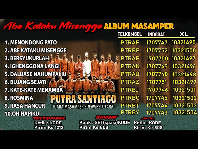 PUTRA SANTIAGO - ABE KATAKU MISENGGE // Masamper   (Official Music Video) class=