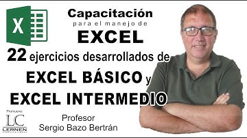 22 ejercicios de EXCEL BÁSICO e INTERMEDIO para PRÁCTICA