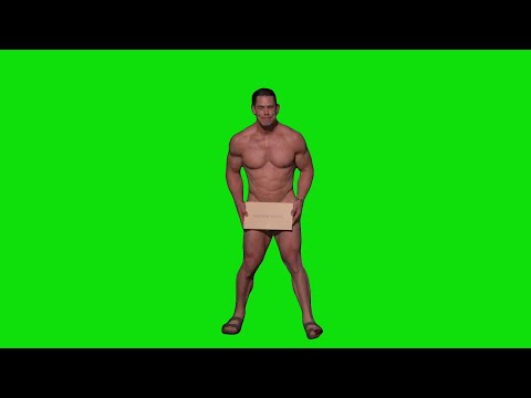 John Cena Naked At Oscars Meme Green Screen Chroma Key Template