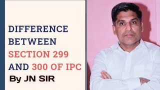 Difference between Culpable Homicide and Murder | IPC | Section 299 and 300 | By JN Sir