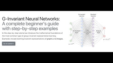 G-invariant Neural Networks (part 1)