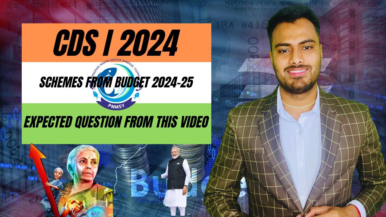 Important Schemes from Budget 2024-25 for CDS I 2024 | NDA I 2024 - YouTube