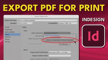 InDesign PDF exporteren voor afdrukken