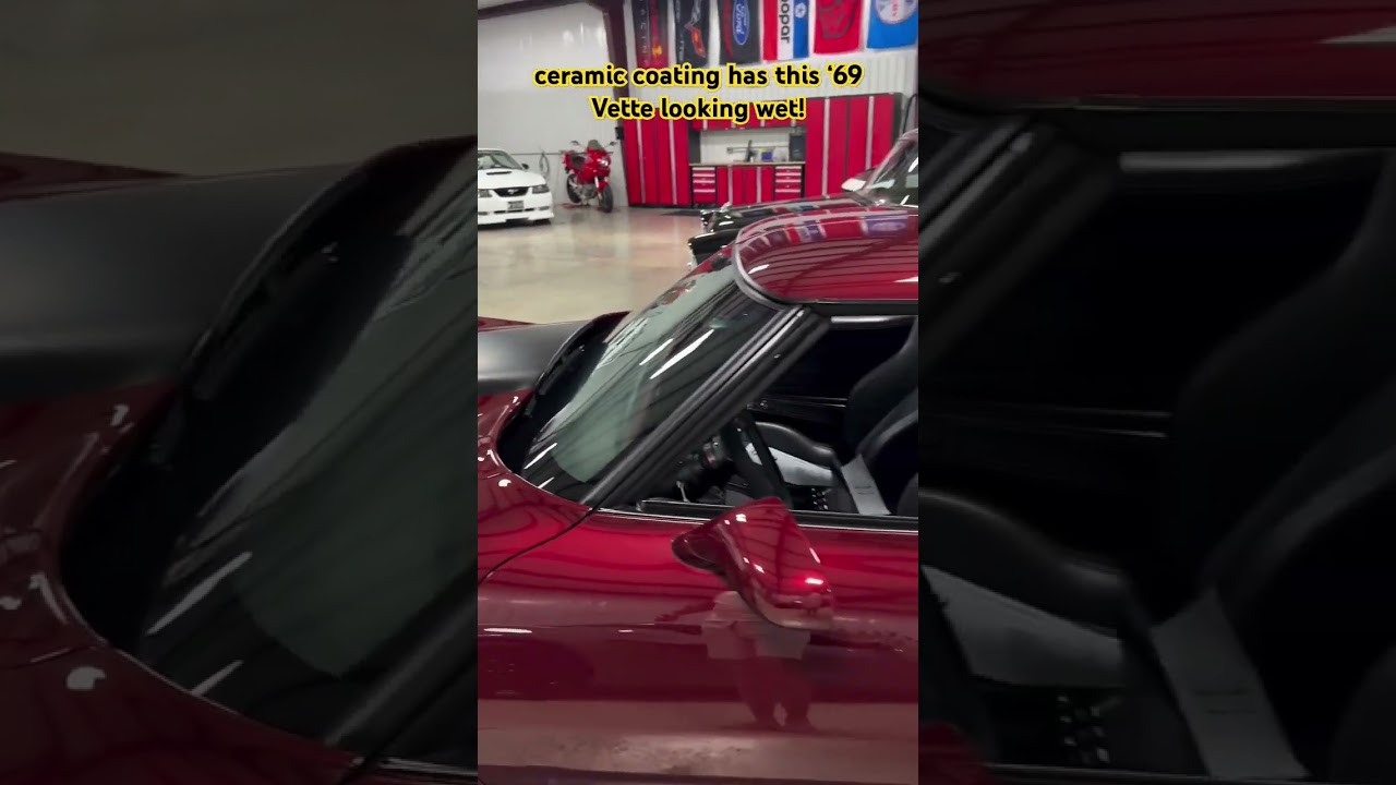 This ’69 Vette Looks WETTER Than Water After Ceramic Coating! 