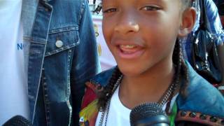 Jaden Smith and Jackie Chan at the 2010 MTV Movie Awards