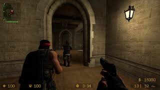 Counter Strike Source Cobblestone Bots #4 Just Only Sniper Rifles 1