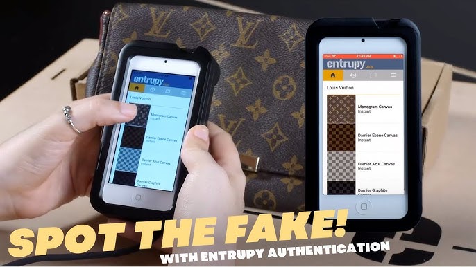 Real or #fake with yours truly…we're using our #entrupy scanner to te