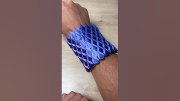 3D Printed Dragon Scale Hexagonal #3dprinting #bambulab #maker #diy #satisfyingvideo #asmr