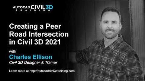 Creating a Peer Road Intersection in Civil 3D 2018, 2019, 2020, 2021