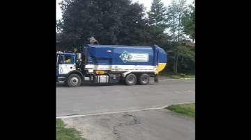 mack mr labrie automizer compost truck