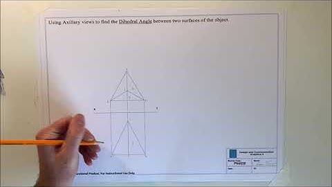 Auxiliary Projection (Dihedral Angle)