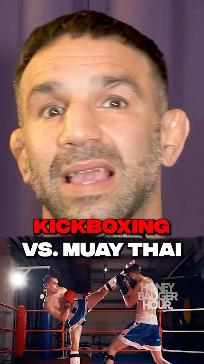 Muay Thai vs Dutch Kickboxing?! #honeybadgerhour #muaythai #kickboxing